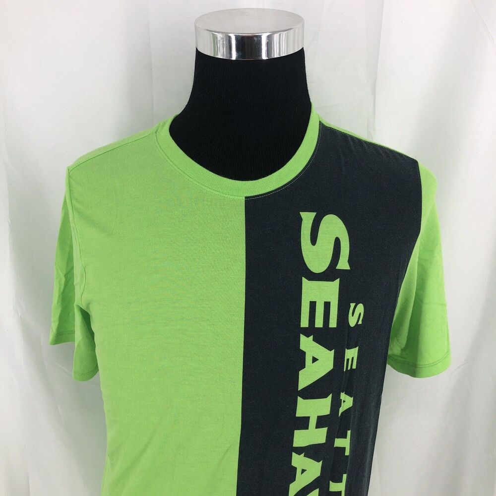Nike Team Apparel Spellout Seattle Seahawks Green 561416 T Shirt Medium